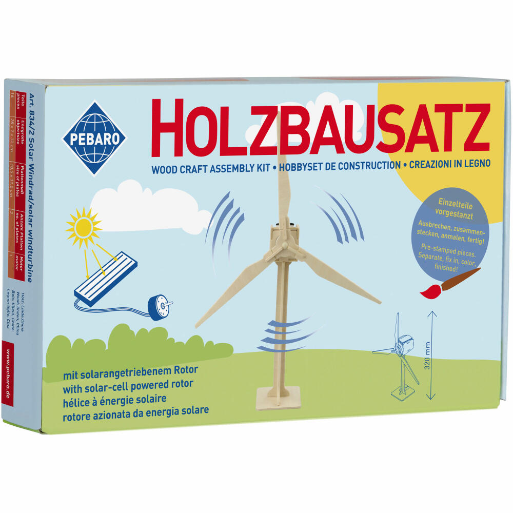 PEBARO SOLAR Holzbausatz Windrad