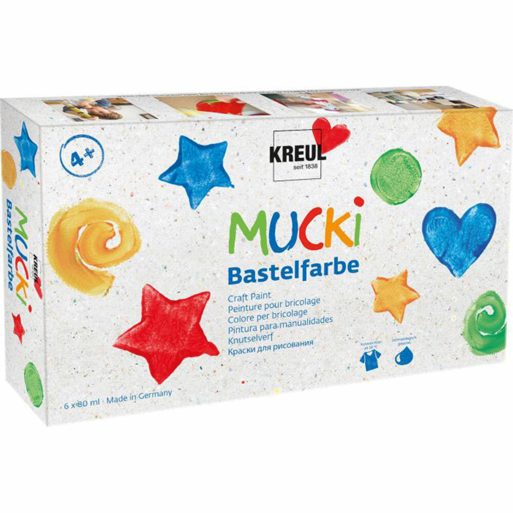 C. KREUL MUCKI Bastelfarben 6er Set