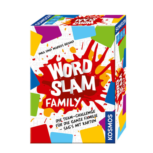 KOSMOS Familienspiele Word Slam Family, Ratespiel, Kommunikationsspiel, Rate Kommunikation Spiel, ab 12 Jahren, 691172