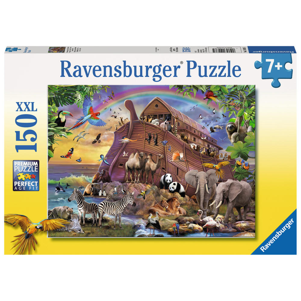 Ravensburger Puzzle Unterwegs Mit Der Arche, Kinderpuzzle, Legespiel, Kinder Spiel, Puzzlespiel, 150 Teile XXL, 10038 5