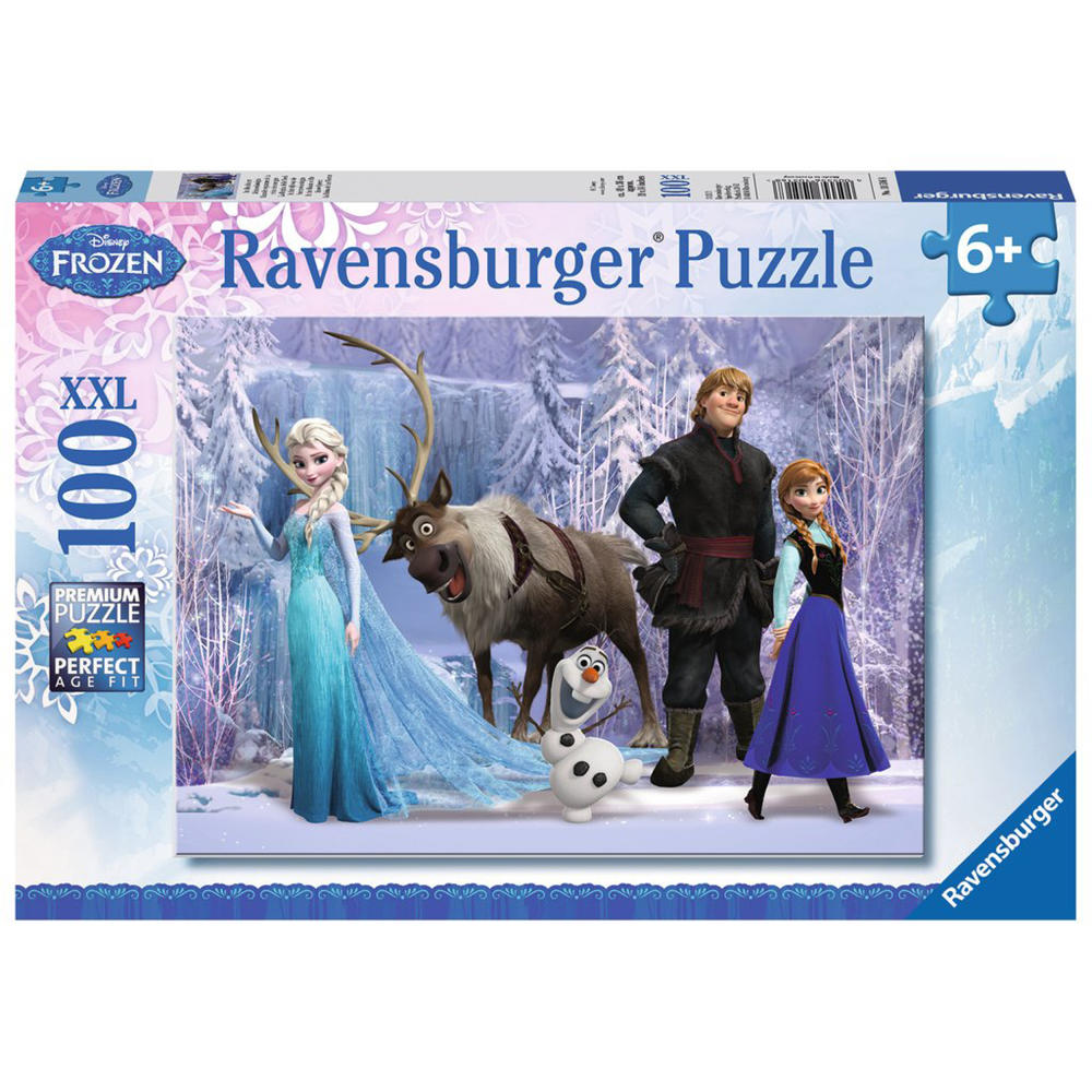 Ravensburger Puzzle Disney Frozen: Im Reich Der Schneekönigin, Kinderpuzzle, Legespiel, Kinder Spiel, Puzzlespiel, 100 Teile XXL, Die Eiskönigin, 10516 8