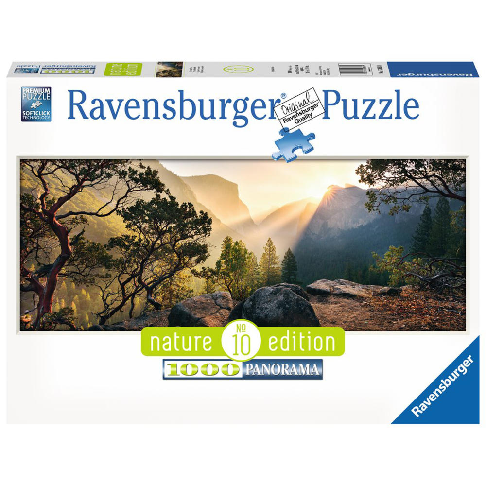 Ravensburger Puzzle Yosemite Park, Nature Edition, Erwachsenenpuzzle, Premiumpuzzle, Panoramapuzzle, Panorama, 1000 Teile, 15083 0