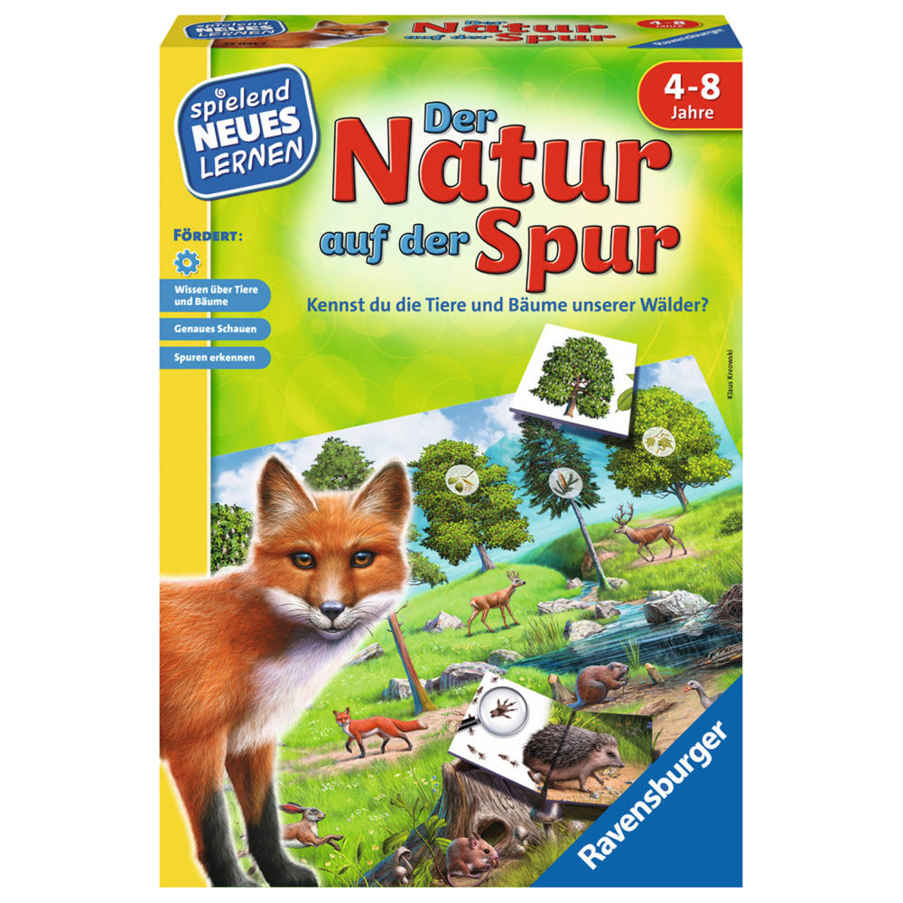 Ravensburger Spielend Neues Lernen Der Natur Auf Der Spur, Natur-Lernspiel, Legespiel, Konzentrationsspiel, Kinderspiel, Kinder Spiel, 25041 7