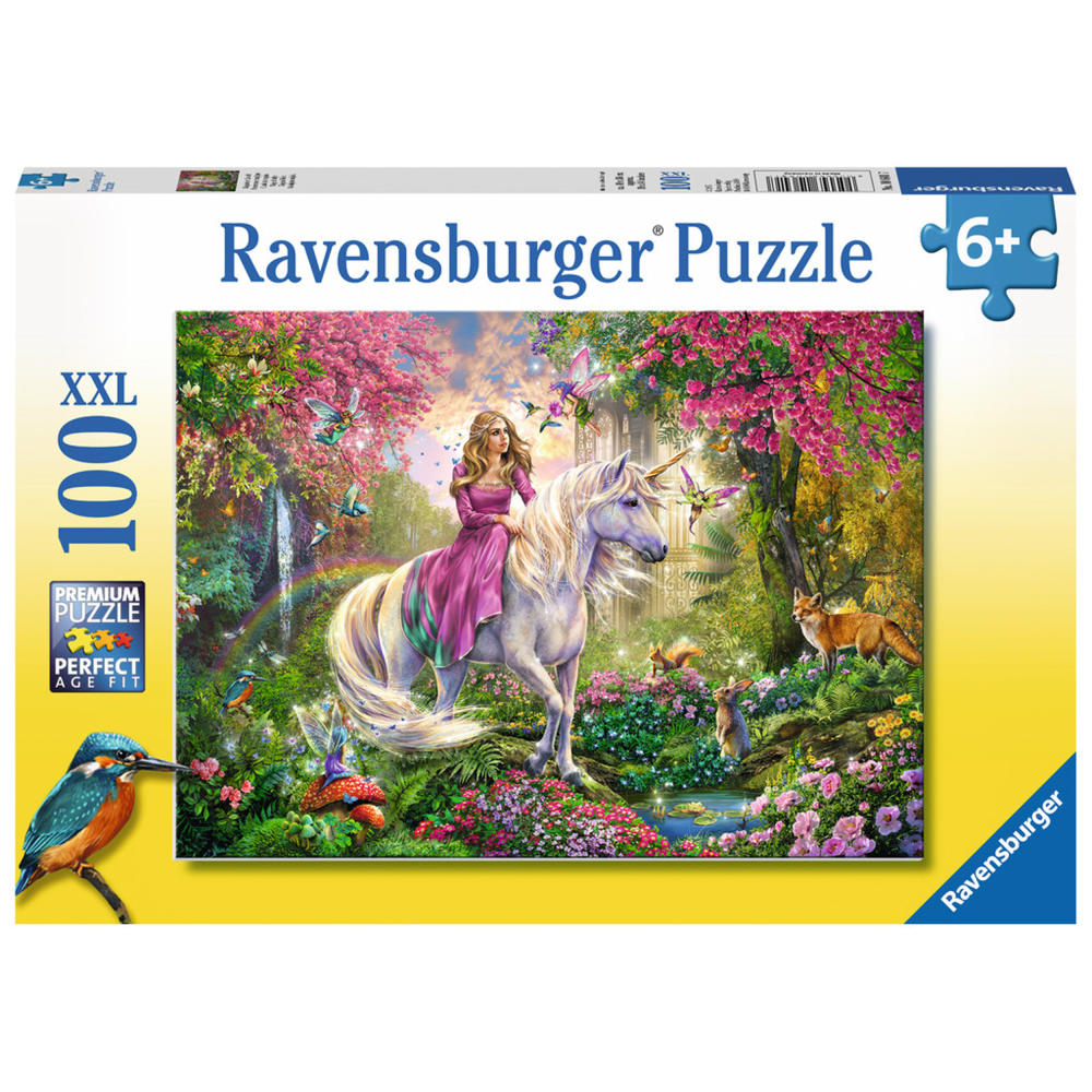 Ravensburger Puzzle Magischer Ausritt, Kinderpuzzle, Legespiel, Kinder Spiel, Puzzlespiel, 100 Teile XXL, 10641 7