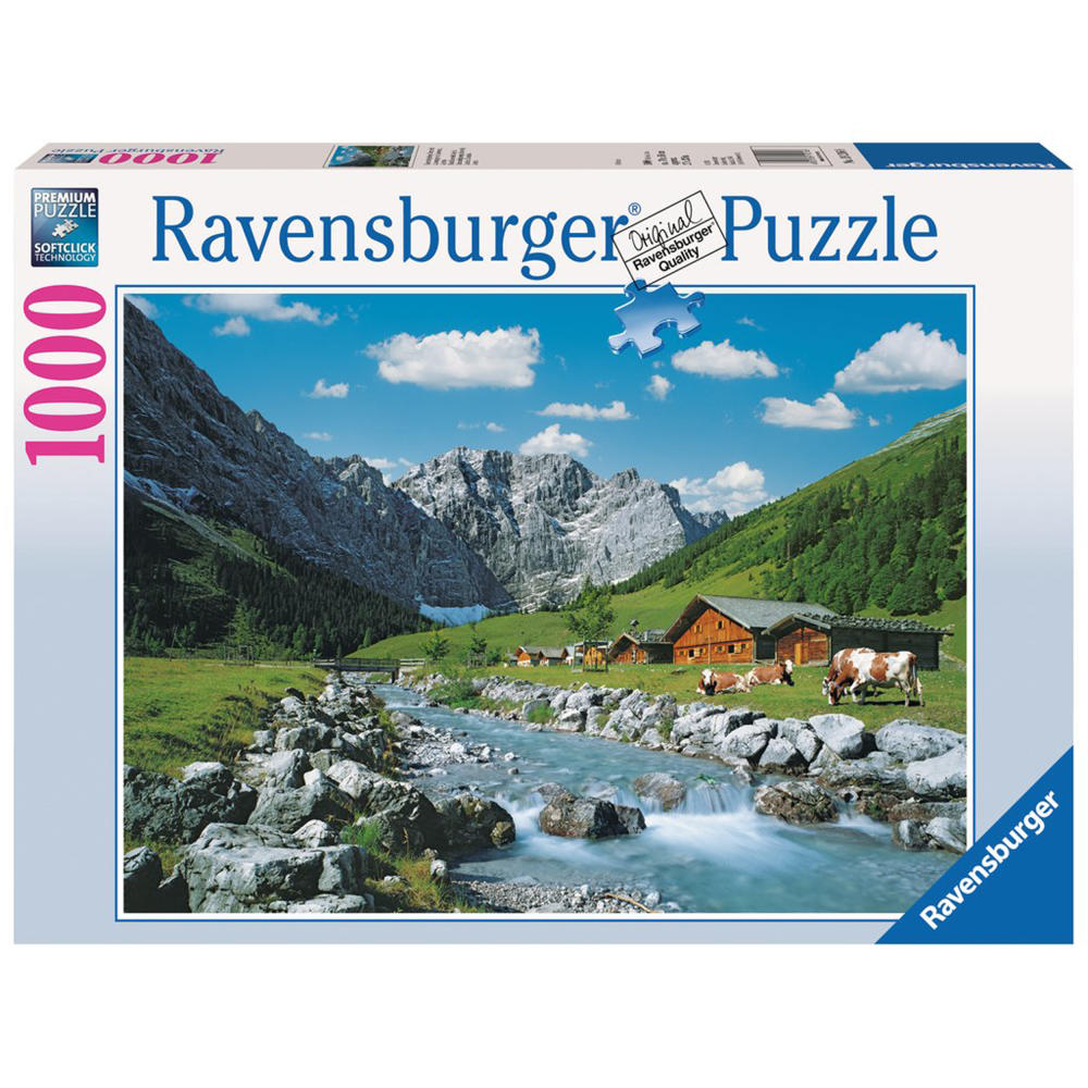 Ravensburger Puzzle Karwendelgebirge Österreich, Erwachsenenpuzzle, Erwachsenen Puzzles, Premiumpuzzle, Standardformat, 1000 Teile, 19216 8