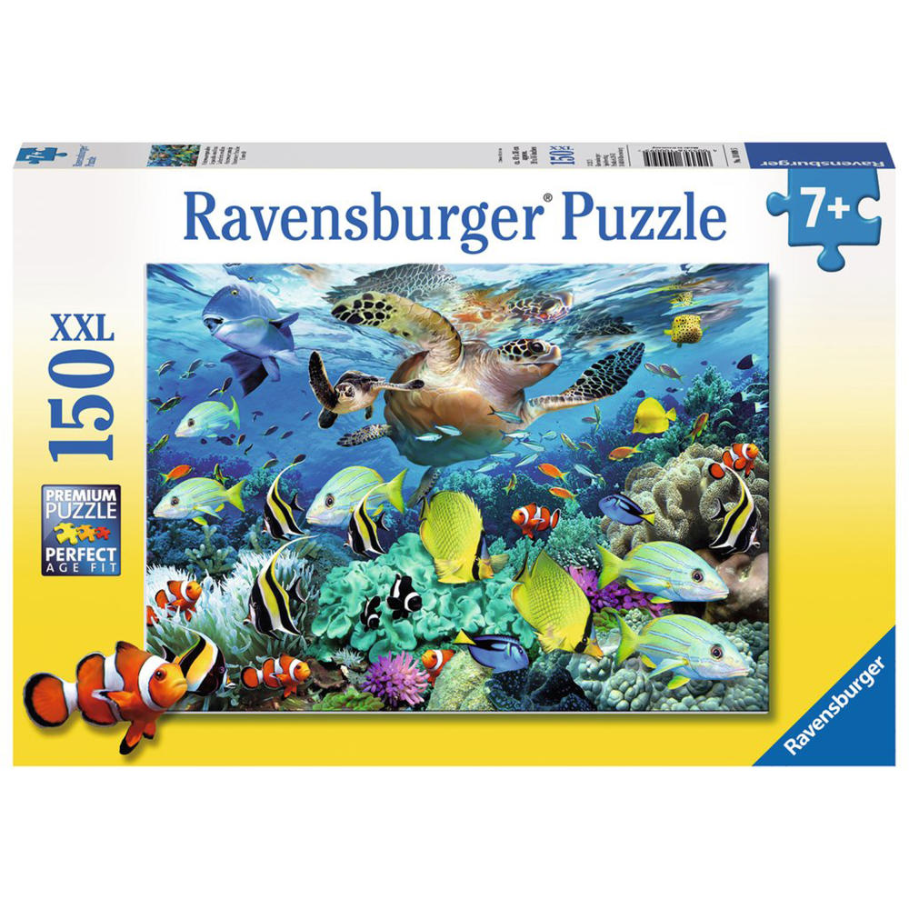 Ravensburger Puzzle Unterwasserparadies , Kinderpuzzle, Legespiel, Kinder Spiel, Puzzlespiel, 150 Teile XXL, 10009 5