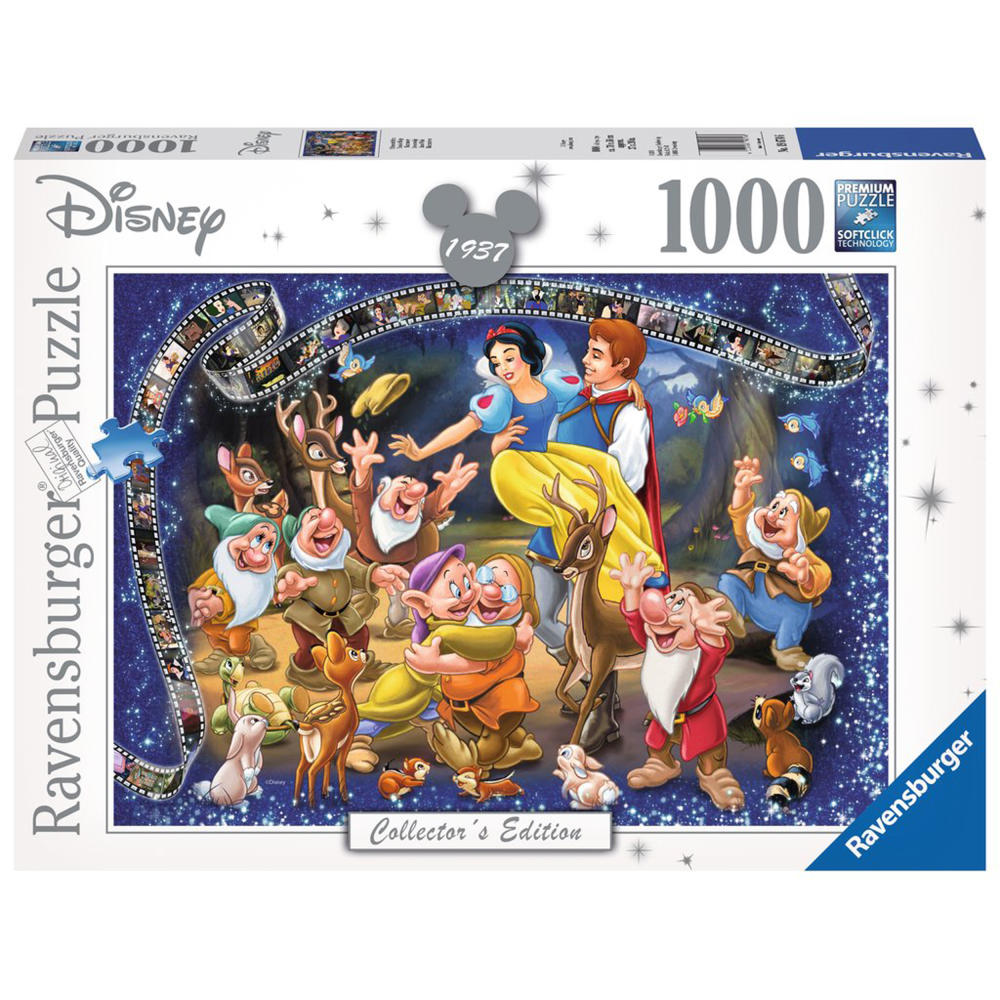 Ravensburger Puzzle Walt Disney Schneewittchen, Disneys Collectors Edition, Erwachsenenpuzzle, Premiumpuzzle, Standardformat, 1000 Teile, 19674 6