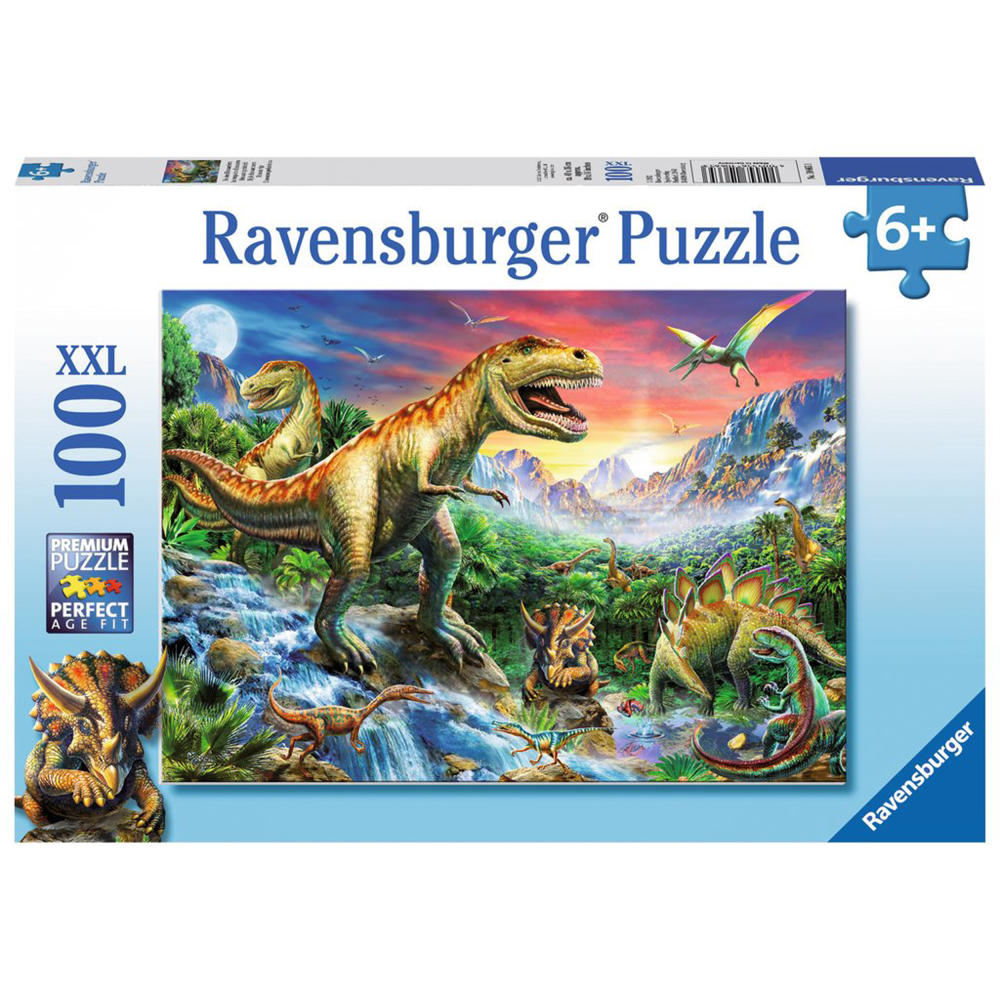 Ravensburger Puzzle Bei Den Dinosauriern, Kinderpuzzle, Legespiel, Kinder Spiel, Puzzlespiel, 100 Teile XXL, 10665 3