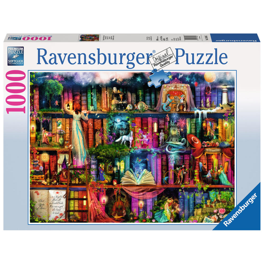 Ravensburger Puzzle Magische Märchenstunde, Aimee Stewart, Erwachsenenpuzzle, Premiumpuzzle, Standardformat, 1000 Teile, 19684 5