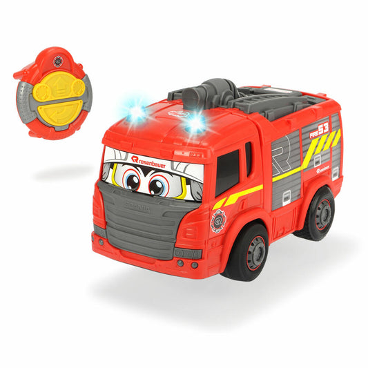 Dickie Toys IRC Happy Fire Truck, mit Infrarot-Fernsteuerung, Feuerwehrauto, Feuerwehr, Spielzeugauto, Spielzeug Auto, 203816032