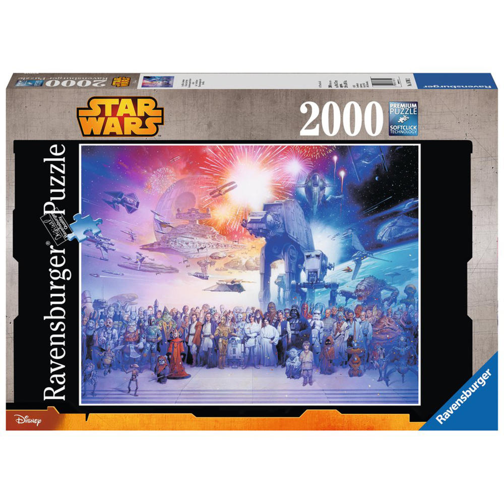 Ravensburger Puzzle Star Wars Universum, Erwachsenenpuzzle, Erwachsenen Puzzles, Premiumpuzzle, Standardformat, 2000 Teile, 16701 2