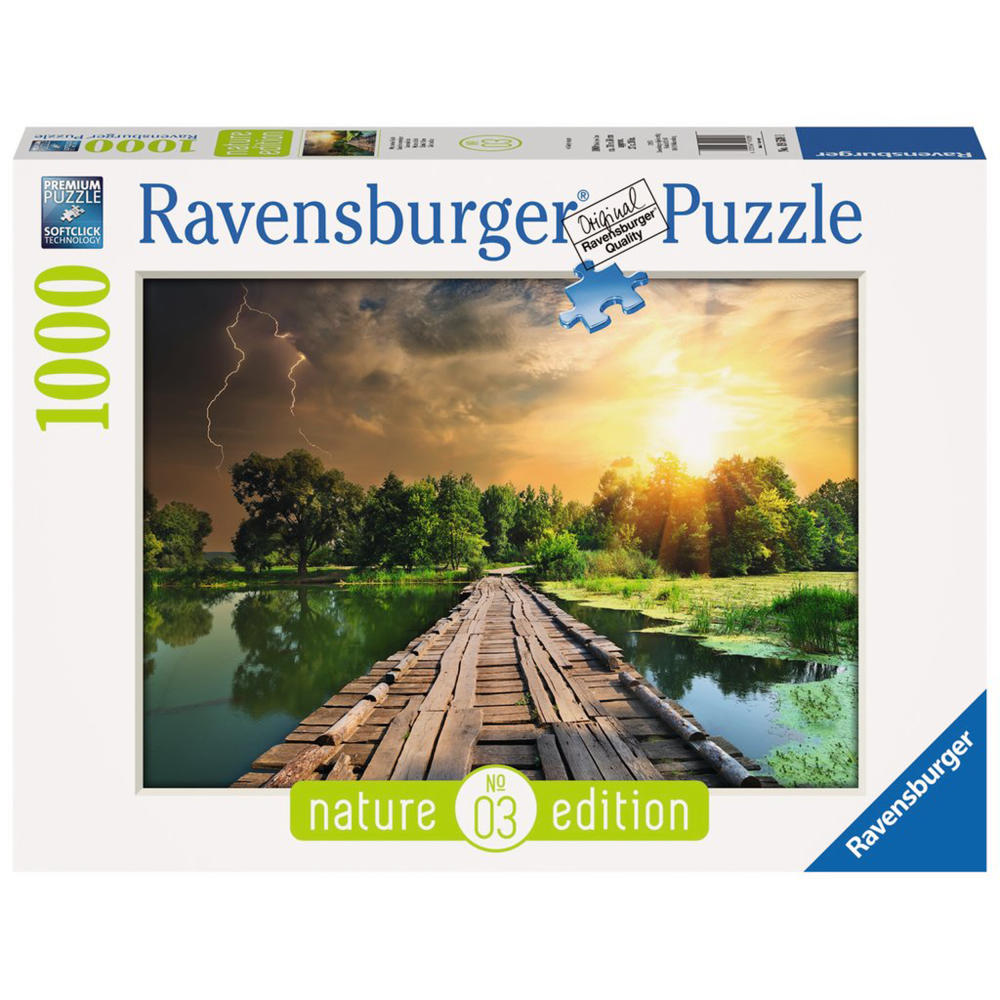 Ravensburger Puzzle Mystisches Licht, Nature Edition, Erwachsenenpuzzle, Premiumpuzzle, Standardformat, 1000 Teile, 19538 1