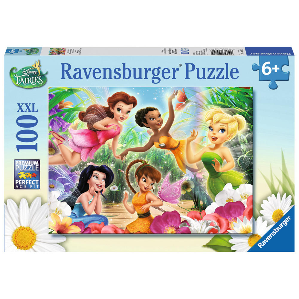Ravensburger Puzzle Disney Meine Fairies , Kinderpuzzle, Legespiel, Kinder Spiel, Puzzlespiel, 100 Teile XXL, Tinkerbell, 10972 2
