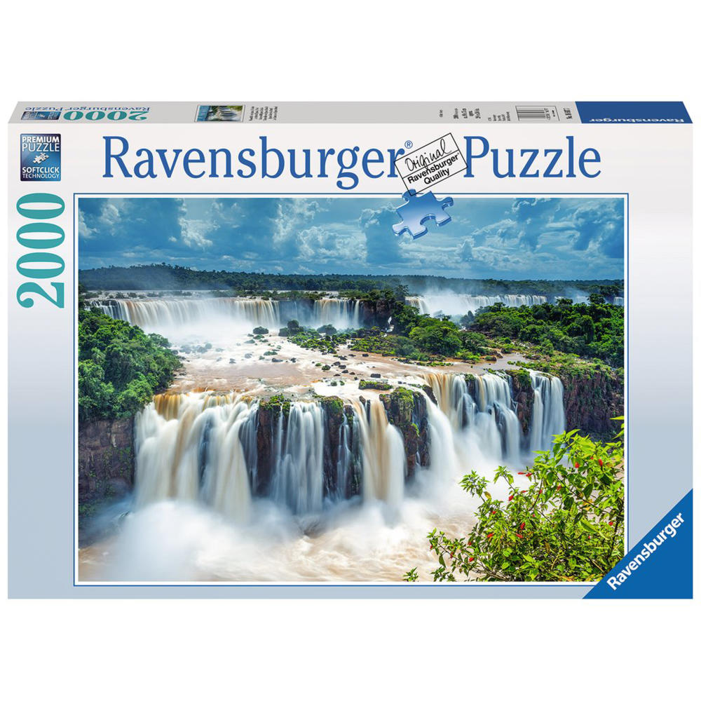 Ravensburger Puzzle Wasserfälle Von Iguazu Brasilien, Erwachsenenpuzzle, Erwachsenen Puzzles, Premiumpuzzle, Standardformat, 2000 Teile, 16607 7