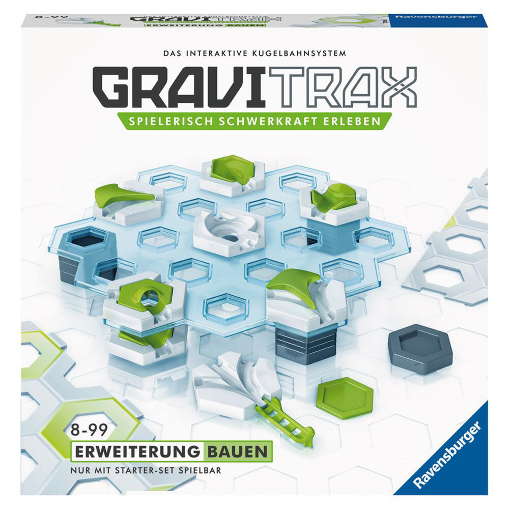 Ravensburger GraviTrax Bauen, Erweiterung, Interaktives Kugelbahnsystem, Kugelbahn, Kugel Bahn, Zubehör, 27596 0